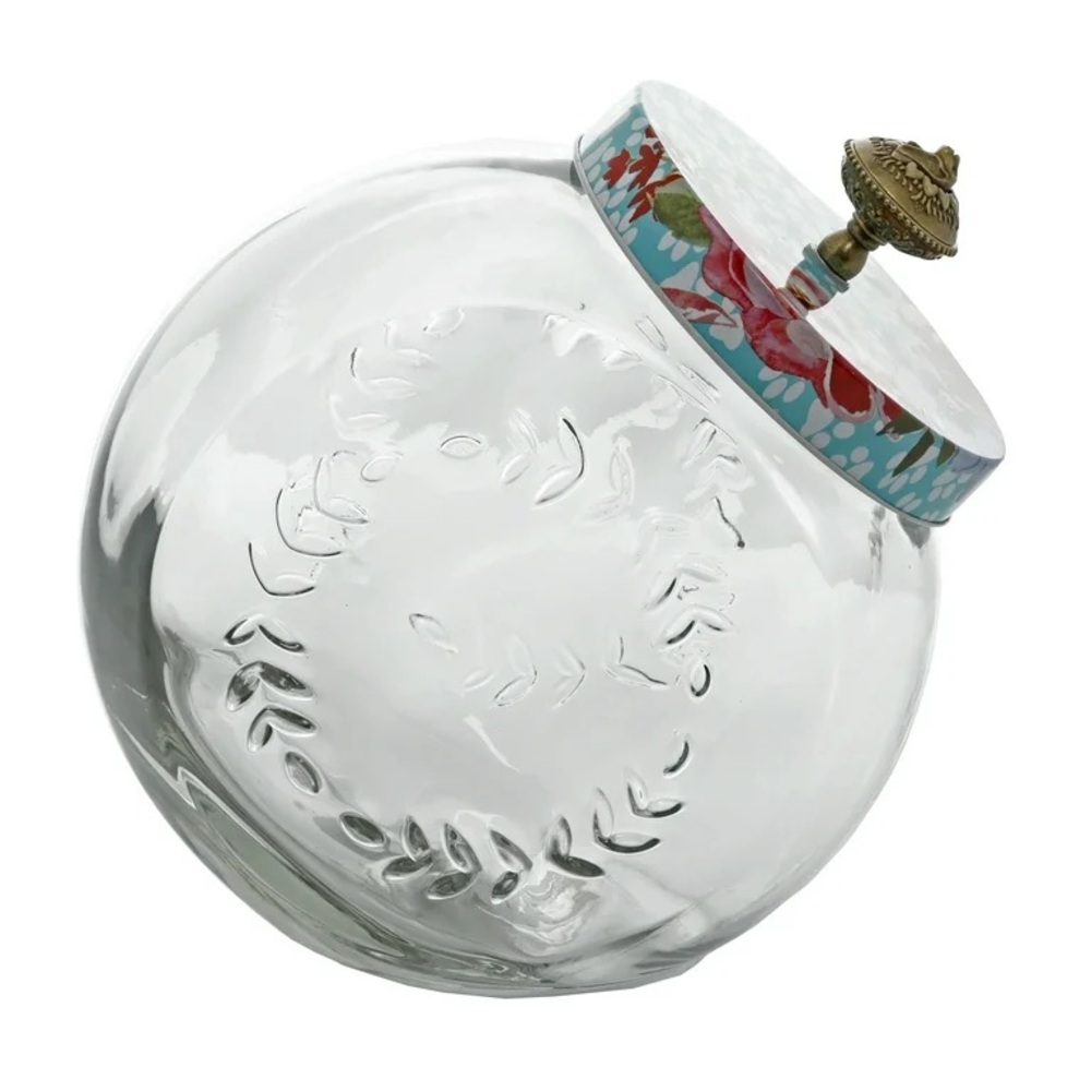 The Pioneer Woman Melody 3.5-Quart Glass Treat Jar: - Picture 6 of 7